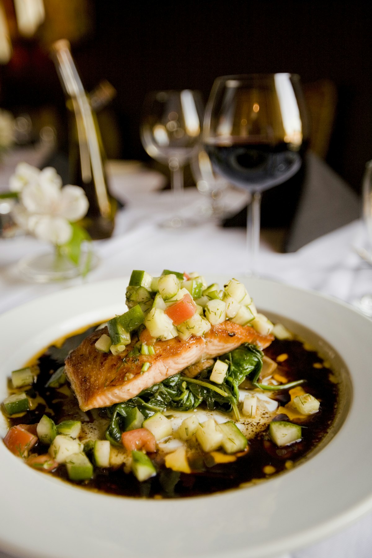 Salmon supper